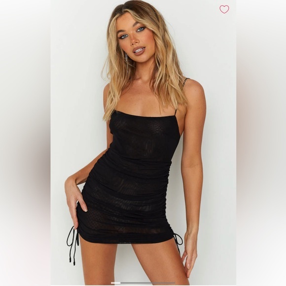 Ruth Black Mini Dress Beginning Boutique Size 8 - Picture 1 of 6